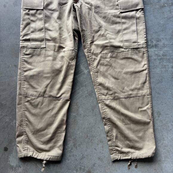 Tru-Spec Tactical Cargo Pants Men's L 36x29 Khaki Ripstop Utility Workwear - Picture 3 of 16